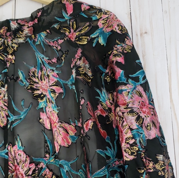 Free People Only In Dreams Burnout Kimono OS - Picture 4 of 8